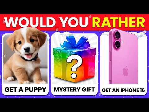 Would You Rather...? Mystery Gift 🎁 LUXURY Christmas Edition 🤑🎅