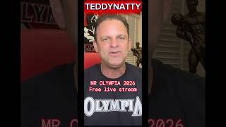 BREAKING NEWs: OLYMPIA 2026 will be a FREE LIVE STREAM SHOW….