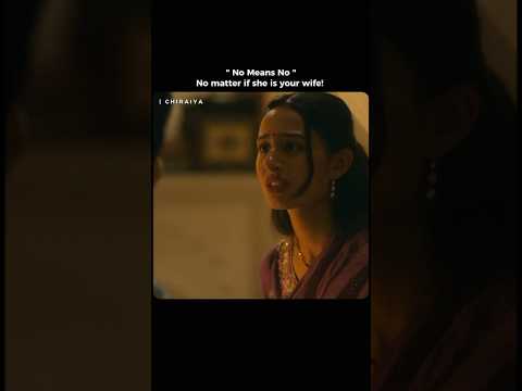 When she says ' No' means 'No' #Chiraiya #girlempowerment