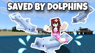 Saved By Dolphins In Minecraft!