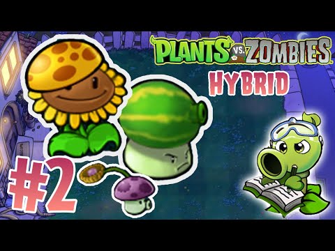Plants vs Zombies Hybrid - Puff Pult - Sunflower Shroom y Melon Shroom