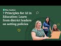 AI in Education: Understanding and Implementation