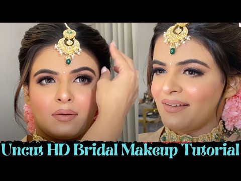 Uncut HD Bridal Makeup Tutorial | Stunning Wedding Look Step-by-Step | Easy to do makeup |