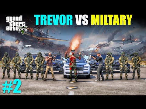 TREVOR AND FRANKLIN  VS LOS SANTOS MILITARY || GTA 5 GAMEPLAY #gta