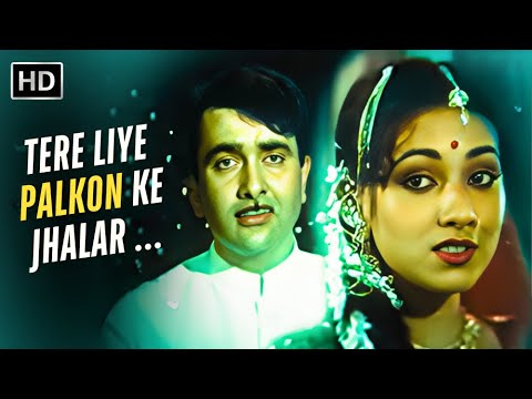 Tere Liye Palkon Ke Jhalar | Harjaee (1981) | Lata Mangeshkar Old Hits | Randhir Kapoor, Tina Munim