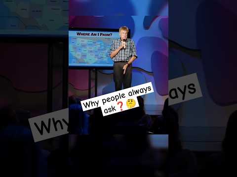 People ask: Where am I from?๐ค๐ซฃ #donmcmillan #whereareyoufrom #standupcomedian #funnyjokes
