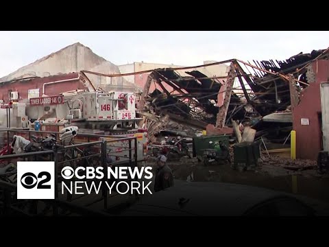 YouTube video thumbnail: Massive Sunset Park Fire Reduces Factory to Rubble