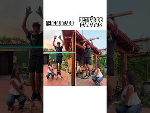 Así se grabó el detrás de cámaras😂