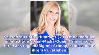 Cathy & mats hummels: schmatziger schmuser! hier können sie gar nicht die finger voneinander lassen