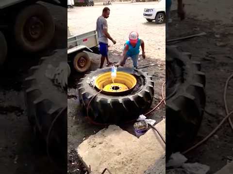 New tire fitting technology #tire #technology #shorts