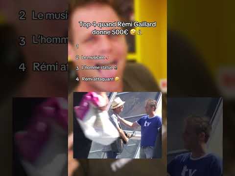 Top 4 quand Rémi Gaillard donne 500€ 🤣💰 #prankvideo #remigaillard #top4 #pourtoi #drole #humour