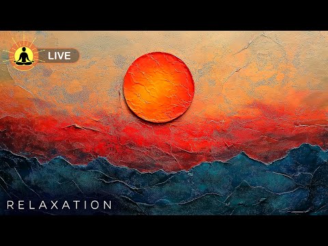 &#128308; 24 Hours of Relaxing Sleep Music &#127769;3454: Soothing RED MOON Sleeping Music | Deep Sleep Meditation