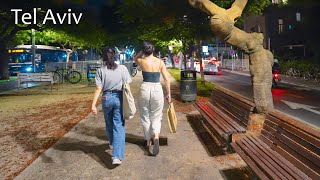 Tel Aviv at Night — Silent Streets, City Lights, Cozy Cafés, and Gentle Sounds.