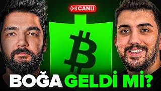BOĞA GELDİ Mİ? BITCOIN 100.000$ OLUR MU? CANLI KRİPTO ANALİZ