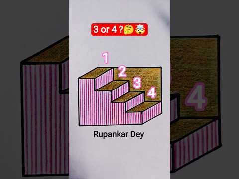 How many stairs #shorts #trending #youtubeshorts #3d #drawing