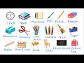 Classroom Supplies Identification