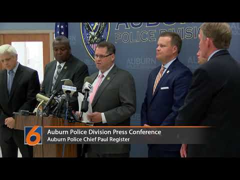 Auburn Police Division press conference 5/20/19