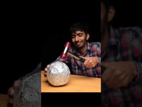 I tried Japanese foil ball challenge