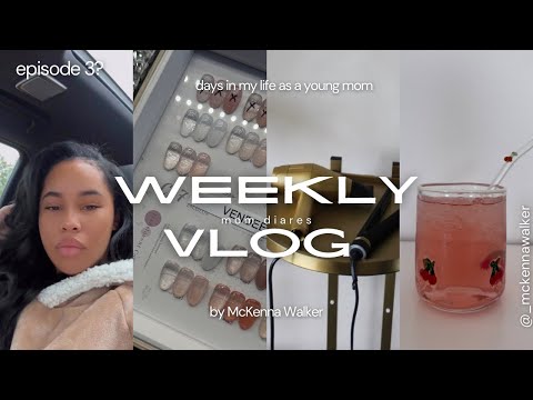 Weekly vlog ! I got tape in extension + hygiene supplements for feminine health + random things