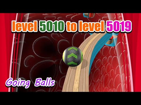 Going Balls 🥎 is a very active, colorful and frustrating game  From level 5010 to level 5019 #Going