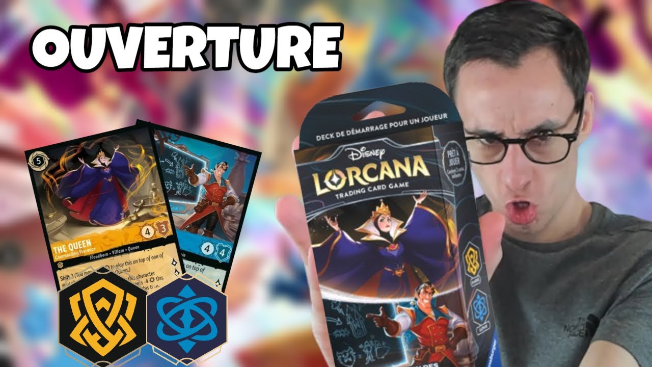 DE LA CHANCE DANS LE BOOSTER ! DECK DE DÉMARRAGE CHAPITRE 2 LORCANA ! SAPHIR ET AMBRE !