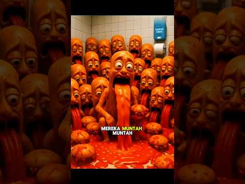 tung tung sahur muntah karna kebanyakan makan burger #ai #anomali #animasi #brainrot #tungtungsahur