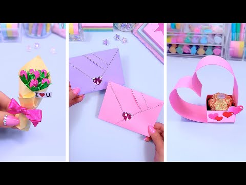 15 Cute gift ideas / Easy paper craft ideas / Paper crafts DIY / Gift bag / Gift box #innovacrafts