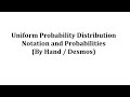 Understanding Uniform Distribution and Probability