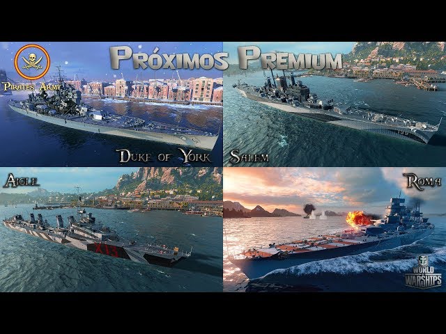 World of Warships Español - Próximos Barcos Premium