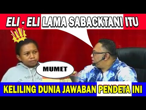 JEMAAT INI BERTANYA DGN PDT ESRA -  BUKAN YAKIN MALAH TAMBAH RAGU