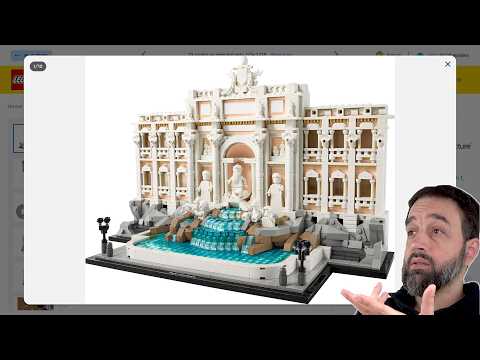 LEGO Architecture returns! Up-scaled Trevi Fountain reveal & 1st impressions | 1880 pcs. $160 21062