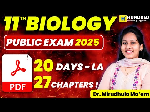 11th Biology Important Questions Public Exam 2025 |  Important questions of biology class 11 #neet