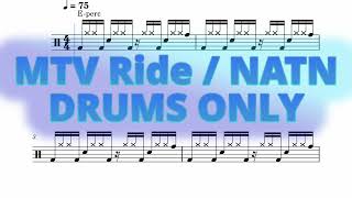 MTV Ride/Nico And The Niners - Twenty One Pilots - Drums Sheet Music [DRUMS ONLY]