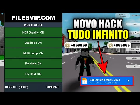 ROBUX INFINITO 🤑 Roblox Mod Menu V2.634.417 Atualizado 2024!!