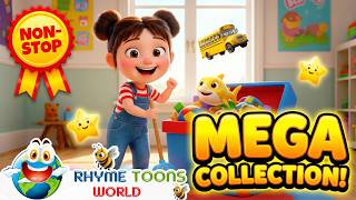 The Happy Clean-Up Crew! 🧹 | 40 Min Nursery Rhymes Compilation | Rhyme Toons World
