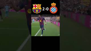 Barcelona 4-1 Espanyol #shorts