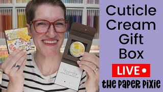 Cuticle Cream Gift Box – Easy DIY Shadow Box Holder for Round Tins | Episode 393
