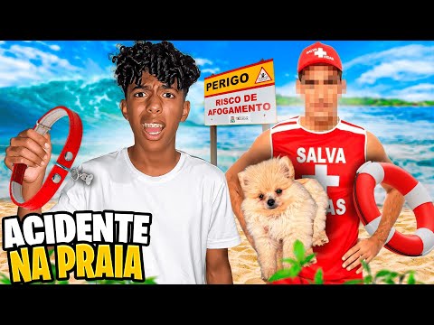 FOMOS PRA PRAIA E UM ACIDENTE ACONTECEU!