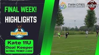 An Undefeated Final Week of the 11U NPL Regular Season with Some Game changing SAVES!