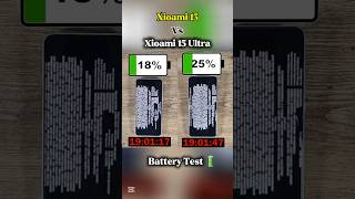 🔥 Xiaomi 15 vs Xiaomi 15 Ultra – 48-HOUR BATTERY WAR! (Ultimate Flagship Showdown⚡#viralvideo #viral