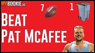 Beat Pat McAfee: 7 Footballs, 1 Trashcan