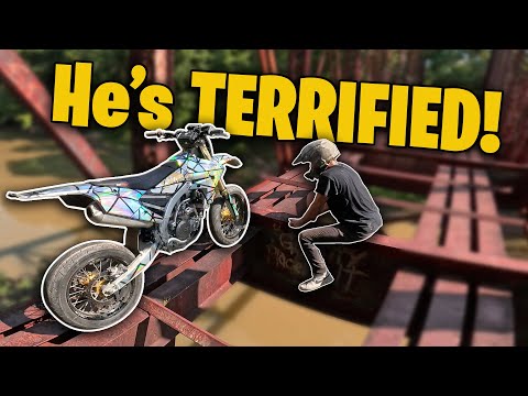The sketchiest thing I've done with my super moto