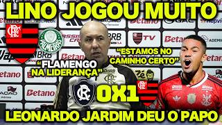 OLHA O QUE O LEONARDO JARDIM FALOU após REMO 0 X 1 FLAMENGO ! SAMUEL LINO JOGOU MUITO