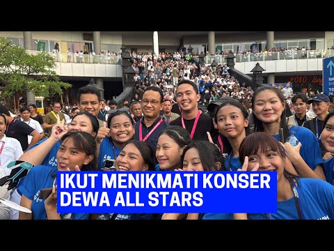 ABAH ANIES IKUT MENIKMATI KONSER DEWA DI TEPI PANTAI ANCOL