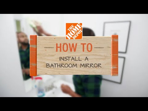 How To Install A Bathroom Mirror, Framed Commercial Restroom Mirrors
