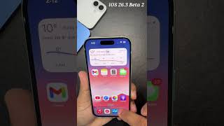 iOS 26.3 Beta 2 - Everything New #ios26 #shorts