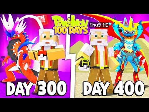 Tóm tắt 400 Ngày Minecraft Pixelmon Ultra Sinh Tồn Siêu Khó Tôi Bắt Thần Ai Cập Cỗ Đại !!