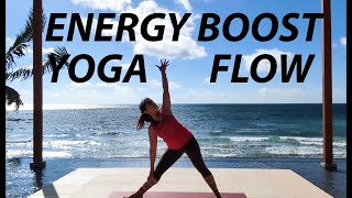 10 Min Energizing Beach Yoga Flow | Quick Energy Boost Yoga