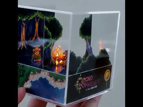 Comprar Cubo Diorama Chrono Trigger opção de LED na fogueira - de