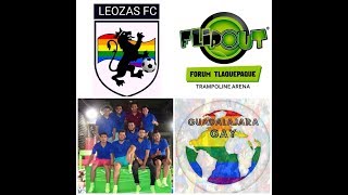 Diversión con Leozas F.C. en Flip Out Tlaquepaque